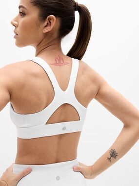 🤍White ATHLETA Racerback Sports Bra